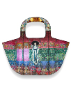 Dutch 'homage to Klimt' xl canvas bag panel *pattern included*