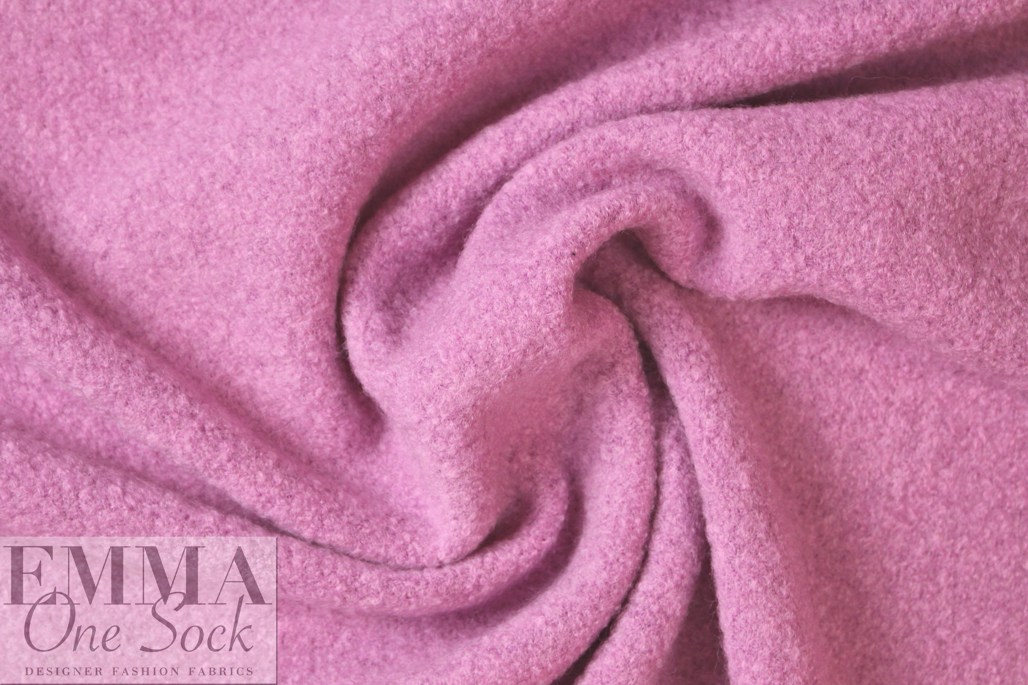 Wool Coating / Pink / Garment Fabric