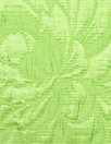 NY designer lustrous dimensional floral brocade - key lime 1.5 yds