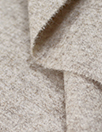 French wool blend brushed twill suiting - sand mélange