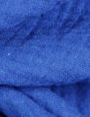 textured cotton double gauze - cobalt