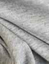 100% organic cotton jersey, Oeko-Tex - lt. gray heather