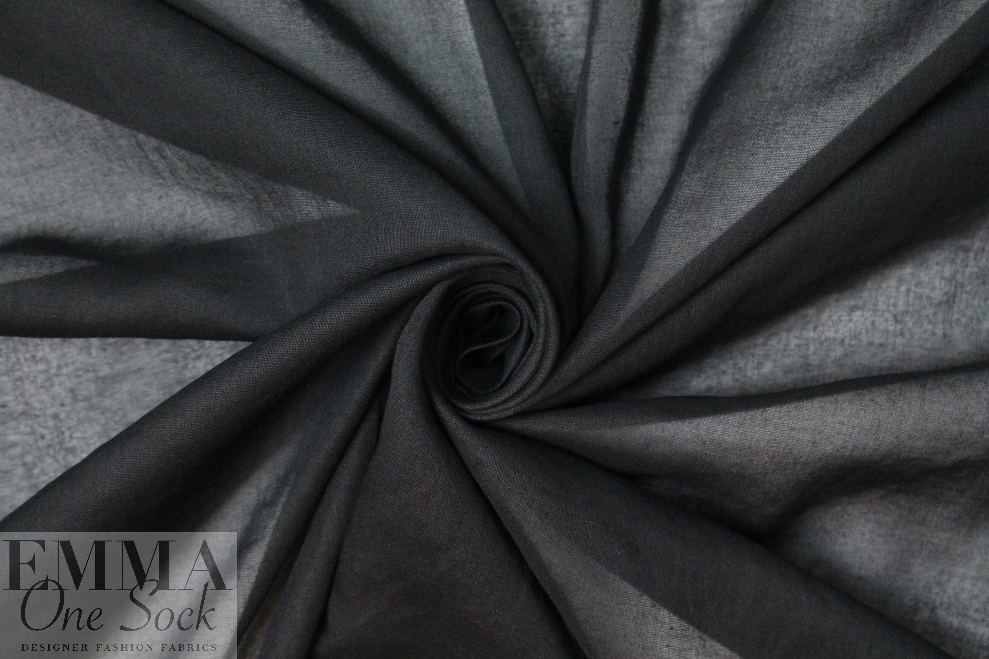 Japanese cotton voile - black from