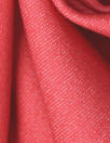 stretch cotton blend denim - coral red