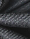 cotton/recycled poly/spandex stretch denim - off black