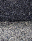 Designer wool doublecloth knit coating - charcoal/midnight
