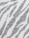 big cat stripes Oeko-tex certified doubleknit - grey/soft white