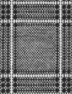 Black/white windowpane plaid Oeko-tex certified doubleknit