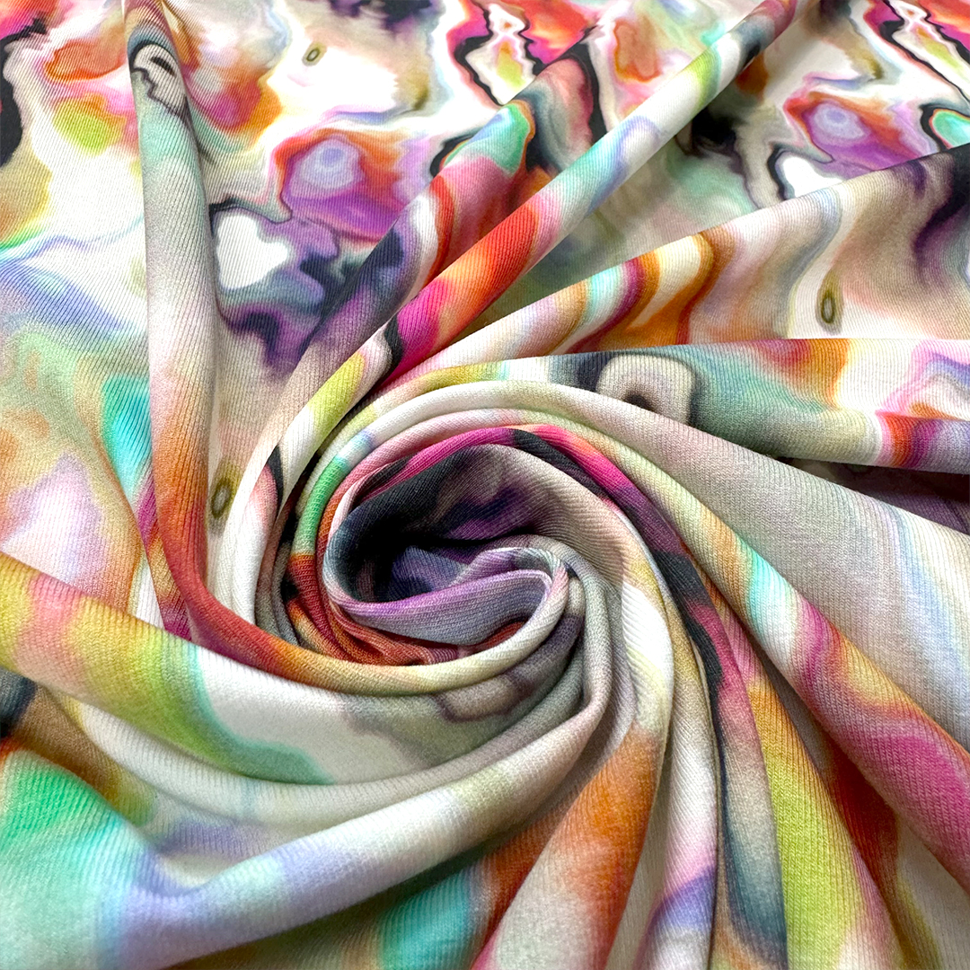 Dutch digital 'color mirage' cotton knit Oeko-Tex cert. from ...