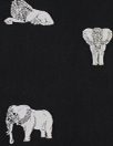Italian 'safari kingdom' fine cotton jacquard shirting 1.375 yds