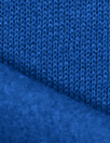 organic cotton fleece-backed sweatshirt knit - royal