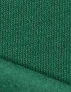 organic cotton fleece-backed sweatshirt knit - alpine green