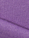organic cotton fleece-backed sweatshirt knit - crocus