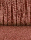 MTM organic cotton brushed fleece-backed sweatshirt knit - sienna