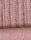 MTM organic cotton brushed fleece-backed sweatshirt knit - old rose