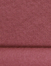 MTM organic cotton brushed fleece-backed sweatshirt knit - rosewood