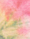 'tie dye special' poly/rayon French terry knit - pink, etc.