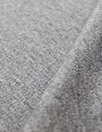 cotton/wool interlock lightweight sweater knit - heather gray