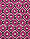 yarn dyed 'cubic complex' jacquard knit - fuchsia/ivory
