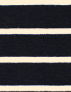 yarn-dyed viscose/spandex jersey - black/almond stripe