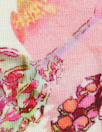 Italian 'pink garden dream' viscose/spandex knit