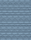 French yarn-dye embellished stripe novelty knit - blue fog/black