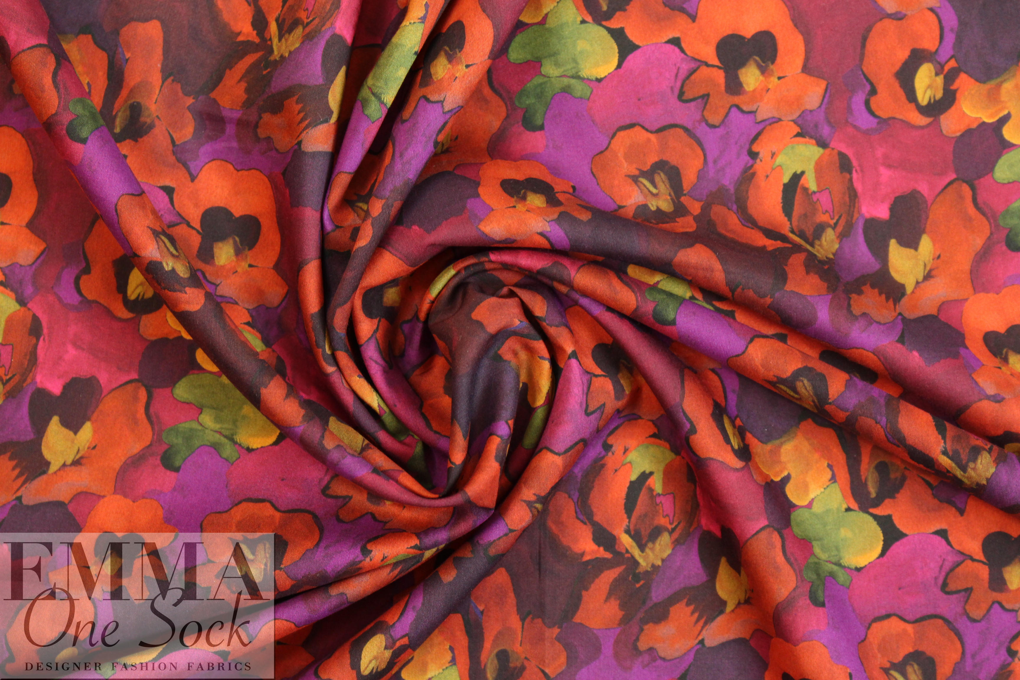 Liberty Art Fabrics: 'Jemma Rose - A' Tana lawn from EmmaOneSock.com