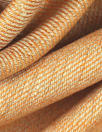 European medium weight linen twill woven - orange/sand