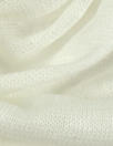 100% linen knit - creamy white
