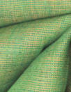 fine quality cross dye linen - fern/orange