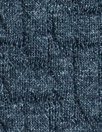 quilted bricklayer matelasse' knit - dark denim