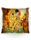 Dutch 'homage to Klimt ' 3-piece pillow cover panel *pattern included*