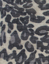 CA designer 'leopard bias' gauze blouseweight woven