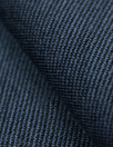 Meet Milk micro-stripe Tencel ponte knit - blueberry/black