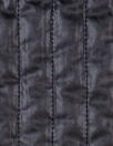 vertical stripe 'puffer' jacketwear - black