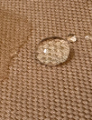 French cotton matte weave rainwear - camel