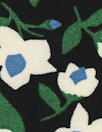 fern/blue/white mini floral viscose woven