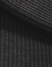 MTM organic cotton 2x1 knit ribbing - black
