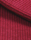 MTM organic cotton 2x1 knit ribbing - Persian red