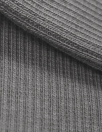 MTM organic cotton 2x1 knit ribbing - calm grey
