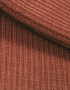 MTM organic cotton 2x1 knit ribbing - sienna
