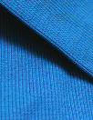 MTM organic cotton 2x1 knit ribbing - intense blue 1.25 yd