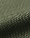 organic cotton rib knit - dusky green