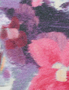 floral semi-sheer viscose crepe woven - purple/pink