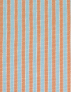 classic stripe lightweight cotton shirting - sky/coral