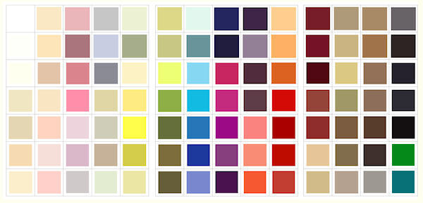 Color palette