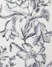 Italian 'wispy floral' vintage look silk/cotton woven