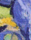 Dutch digital 'homage to van G.' knit Oeko-Tex panel  2.33 yds - 1 Panel