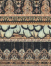 Dutch digital 'feathery motif' viscose knit Oeko-Tex cert.