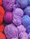 'knitter's rainbow' French terry knit - Oeko-Tex cert. .5 yds